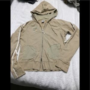 Y2K Buffalo Zippered Hoodie Size L